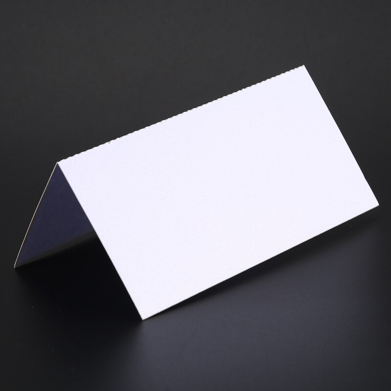 100 Blank Table Name Place Cards, Many Colours - White, Party, Wedding