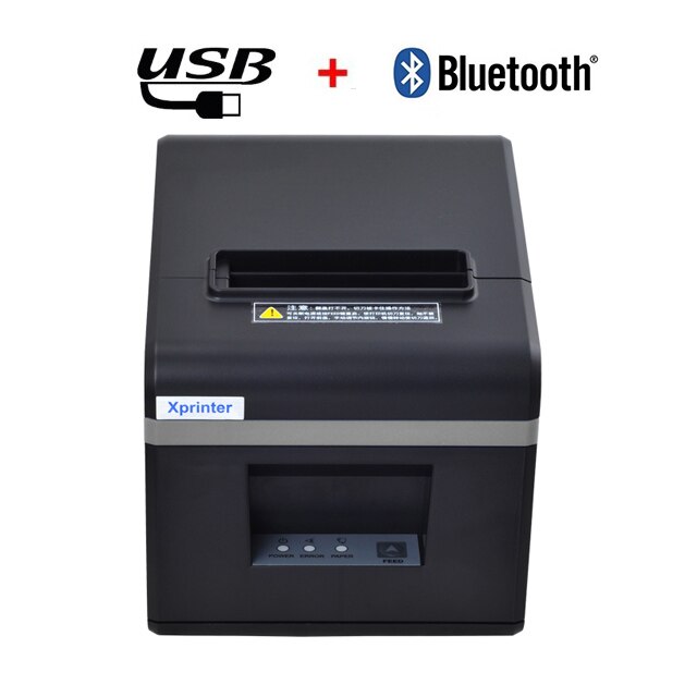 Bluetooth GZ Weiou 80mm Thermal Receipt Printers POS Printer With Auto Cutter For Kitchen USB/Ethernet Port Shop Restaurant