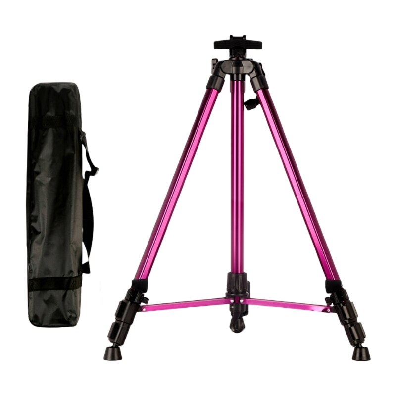 Aluminum Alloy Color Easel Portable Small Hand Retractable Folding Sketch Drawing Board Stand Sketch Tripod: P