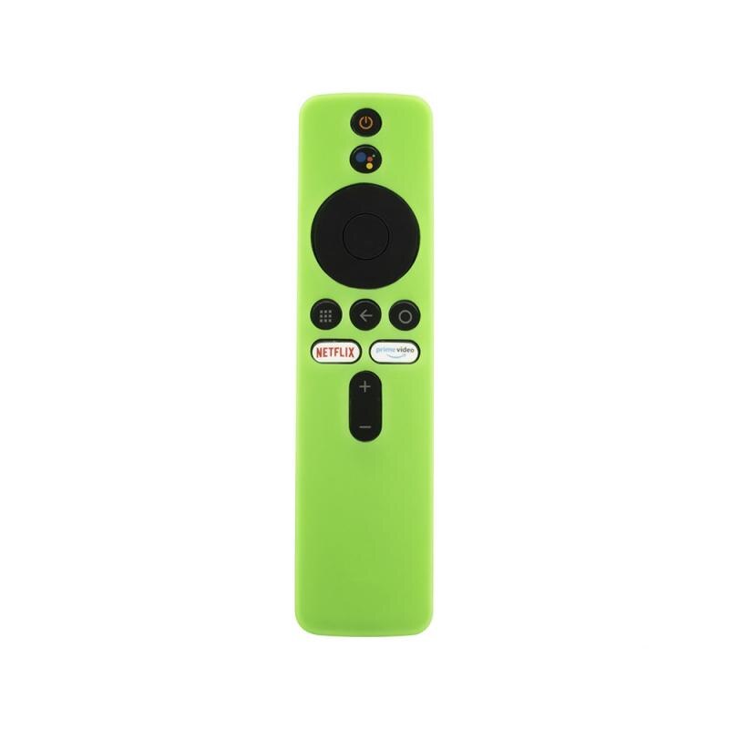 Voor Xiaomi Mi Box S/4X Mi Afstandsbediening Tv Stick Cover Siliconen Afstandsbediening Case Perfecte Match Te grip En Installeren: Luminous green