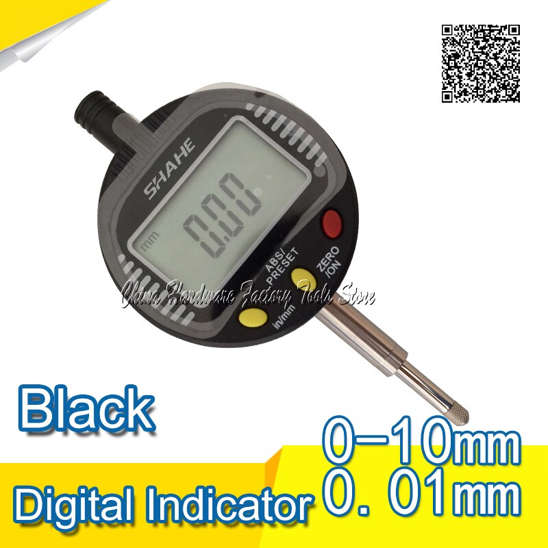 SHAHE 0-12.7 mm digital gauge digital dial indicator electronic indicator 12.7 mm 0.01mm digital indicator