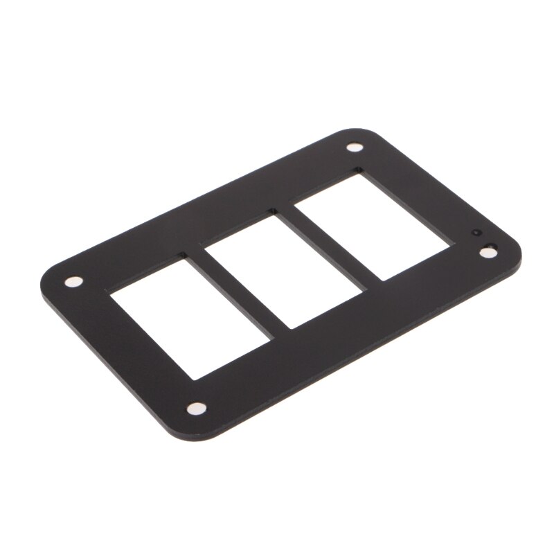 Aluminum Rocker Switch Panel 2/3/4/6 Way Housing Holder For Car Boat Auto Parts
