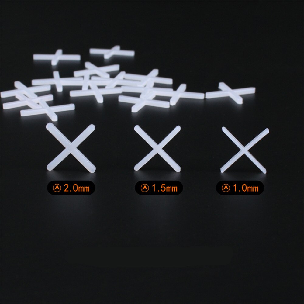 Tile Cross Card Seam Positioning 1mm1.5mm2mm Plastic Seam Tool Floor Tile Cross Clip