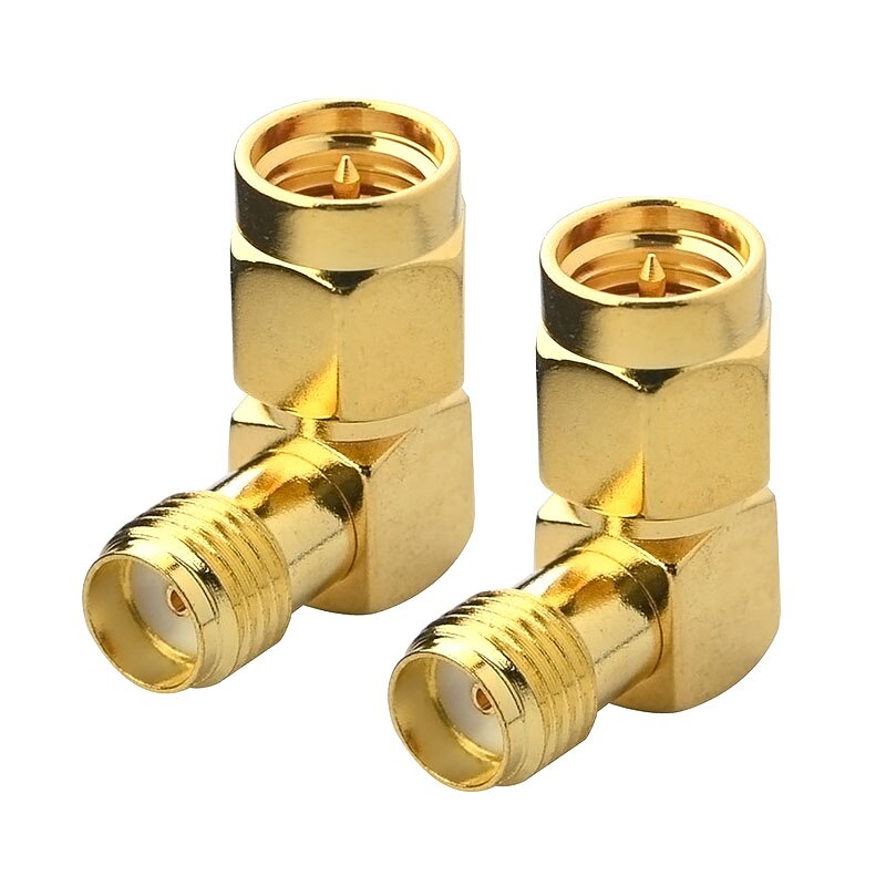 2 Pieces RF Coaxial Coax SMA Adapter Kit SMA Male Female WiFi Antenna Extension Connector
