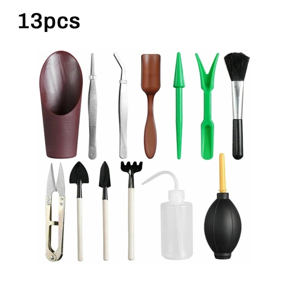 13PCS Mini Garden Tools Set Small Transplant Hand Tool For Multi-Functional Indoor Gardening Plant Care Gardening Tools Trimmers