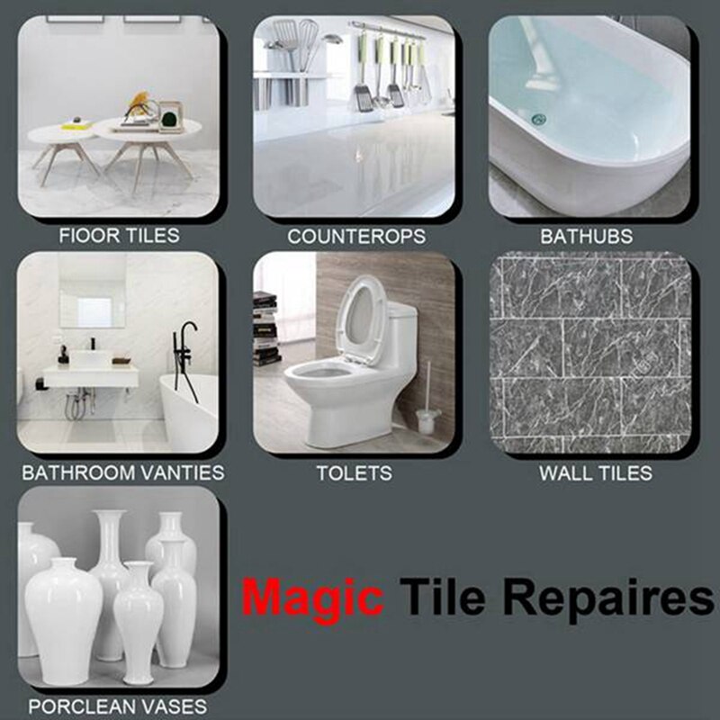 Best Tile Repair Kit Stone Repair Kit With 11 Blocks Of Wax, Tile Crevice Filling And Repair Tile Paint