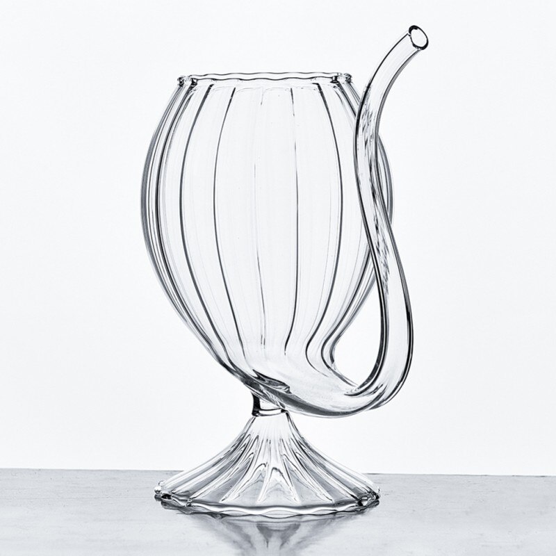 Wine Glass Straw Vampire Enhance Built In Tube Straw Special Cup Best 300ml Glass Cup