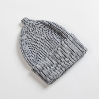 Cokk sød hue kvinder efterår vinter hue strikkede huer til kvinder piger motorhjelm tyk varme hue hue kvinde gorro: Grå