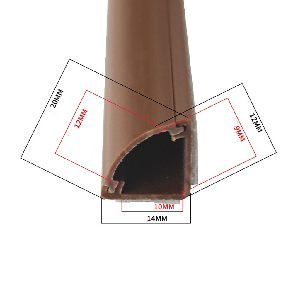 Samoprzylepna trójkątna osłona przewodu przedłużającego osłona kanału okablowania anty-właczana osłona przewodu podłogowego osłona kabla zasilającego: Black