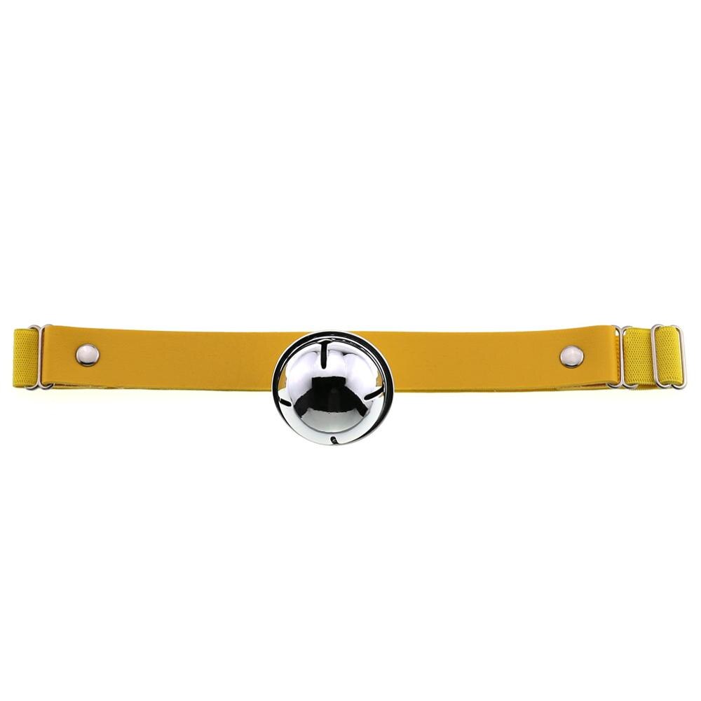Phyanic Punk Gothic Grote Bel Garter Riem Leren Elastische Jarretel Been Ring Harajuku Accessoires: yellow