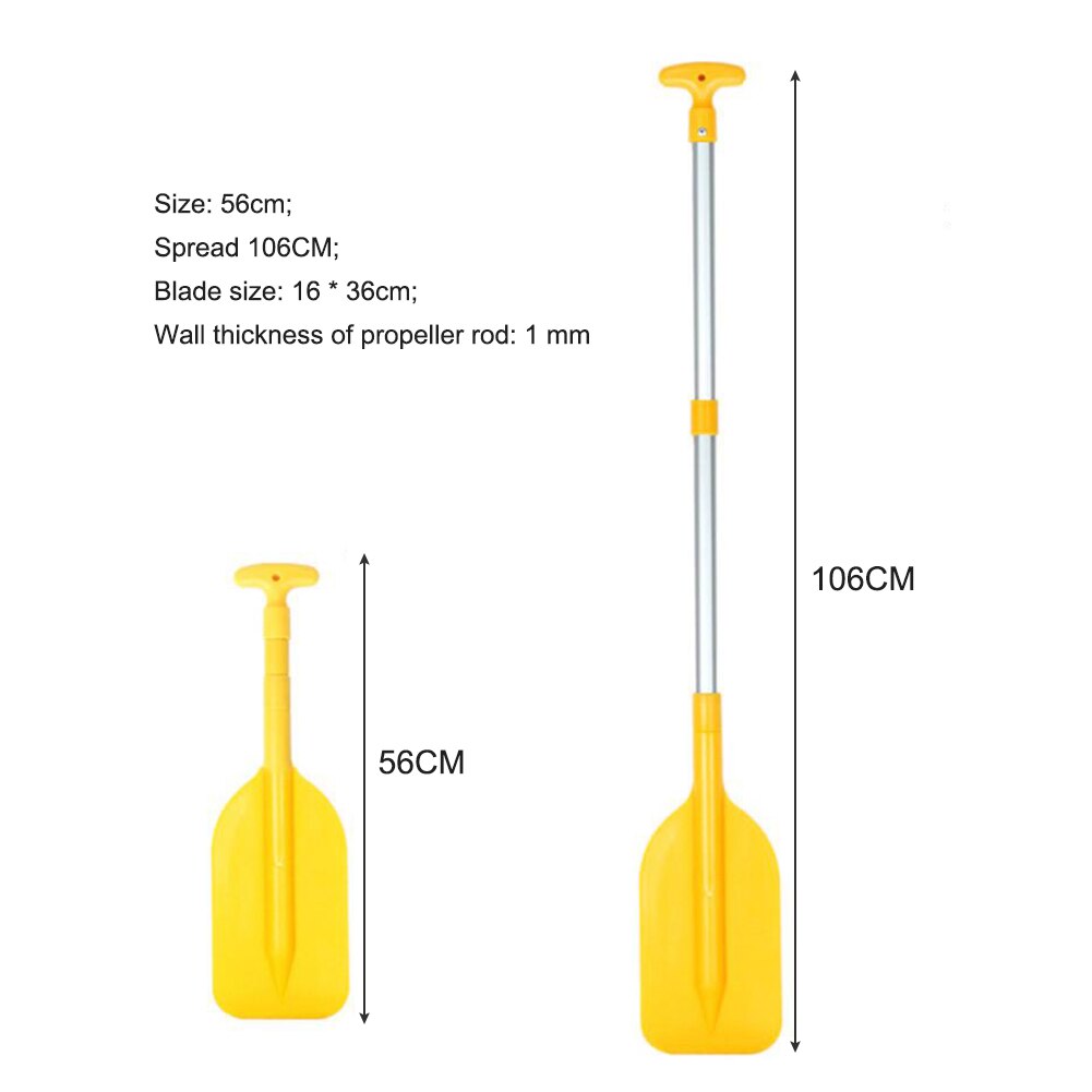 1Pcs Intrekbare Peddel Aluminium Roeispaan Draagbare Telescopische Rafting Varen Opblaasbare Boten Accessoires Voor Water Sport