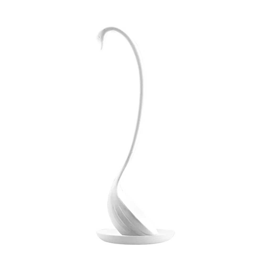 1Set Kitchen Swan Soup Spoon Long Handle Porridge Monster Spoon With Tray Kitchen Cooking Tools Tableware Cooking Accessories: 02