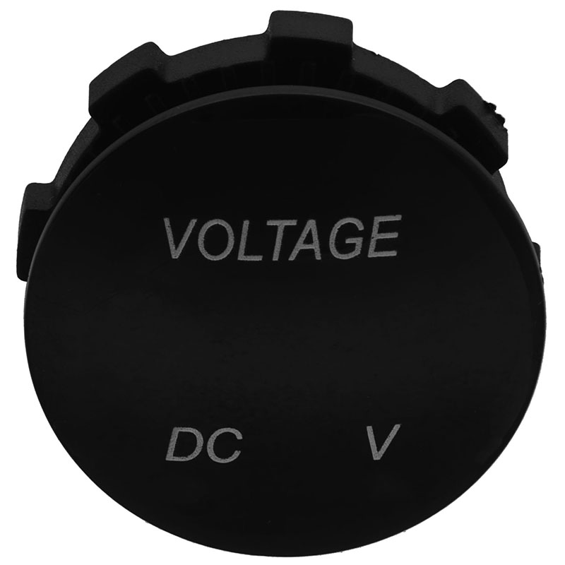 12V-24V DC Voltmeter Auto Monitor Motorrad LED Rot Wasserdicht Voltmeter: green