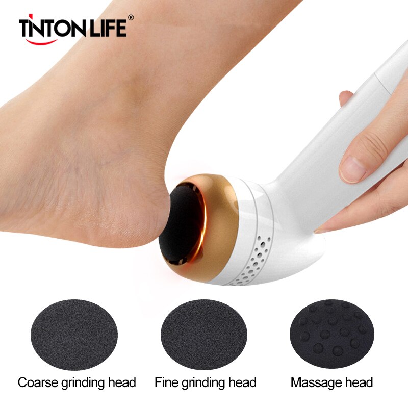 Electronic Foot File Rechargeable Vacuum Adsorption Pedicure Machine Multifunction Electric Remove Calluses Foot Care Tool