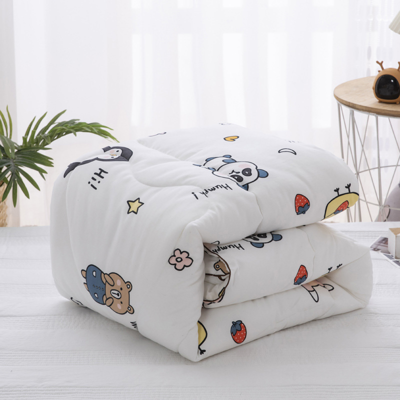 Couette de lit pour bébé 120x150cm, ensemble de literie pour tout-petit, couverture confortable et chaude pour garçons et filles de la maternelle, linge de lit en coton pour enfants