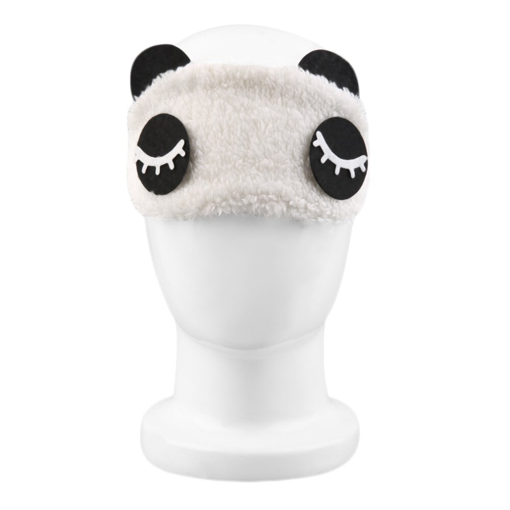 1 st söt panda sovande ansikte ögonmask ögonbindel skugga reser sömn ögonhjälp 4 typer