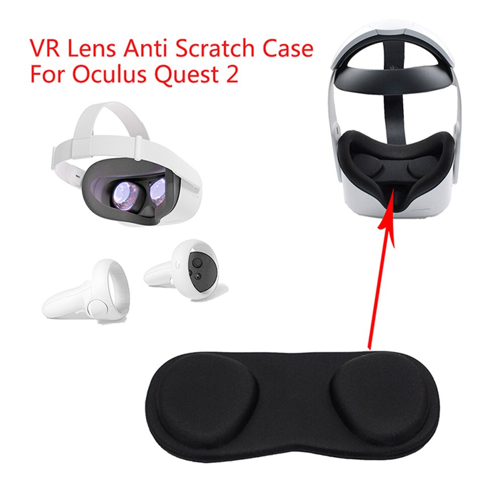 Cubierta protectora para lente de VR a prueba de polvo, resistente a los arañazos, a los golpes, accesorios para Oculus Quest 2 VR, novedad