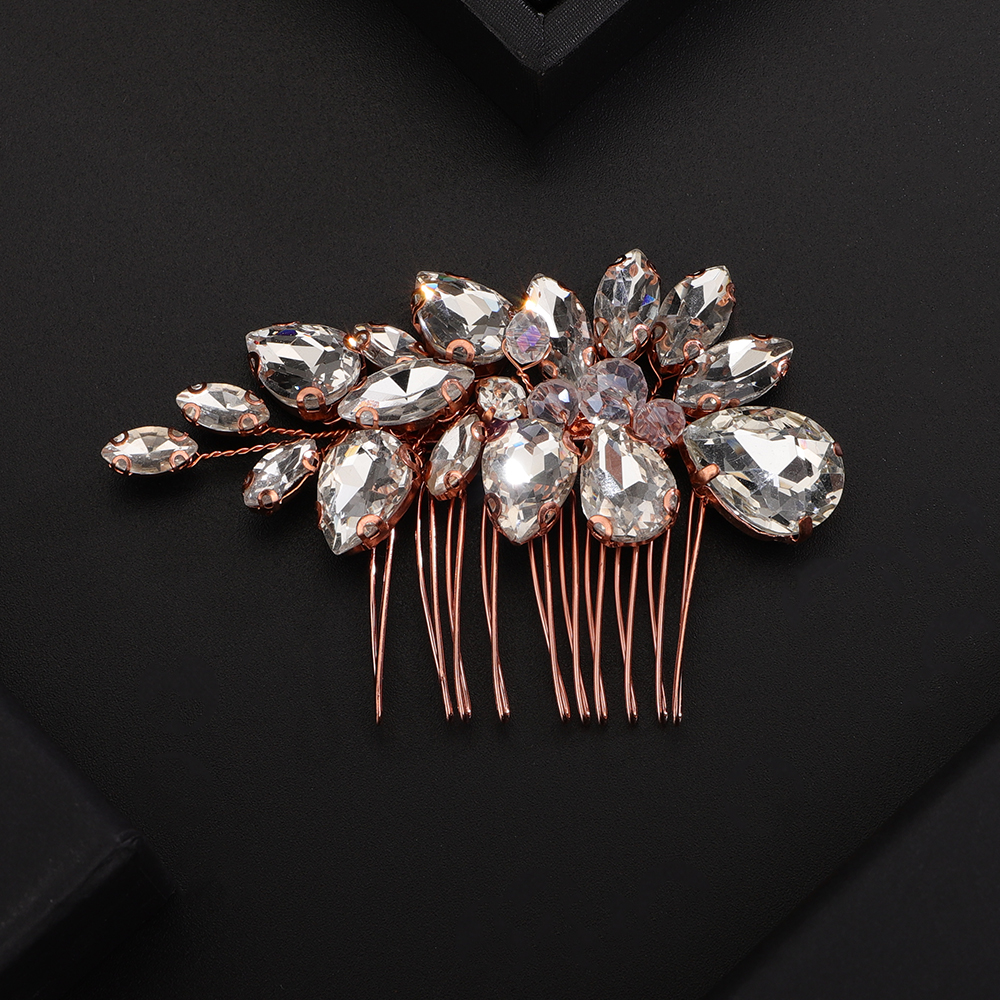 Unicra Fiore Sposa Sposa Capelli Vite Argento Cristallo Copricapo Sposa Strass Fascia Accessori Per Capelli Per Donne E Ragazze