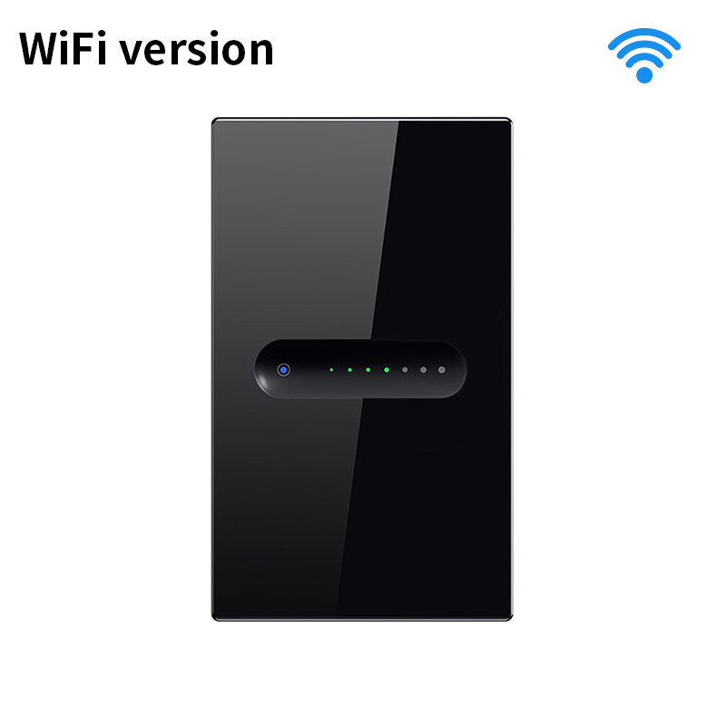 AVATTO Tuya Smart WiFi/ZigBee Wall Touch Light Dimmer Switch US Dimmer Switch Smart Life APP Remote Control，Alexa Google Home: Blue