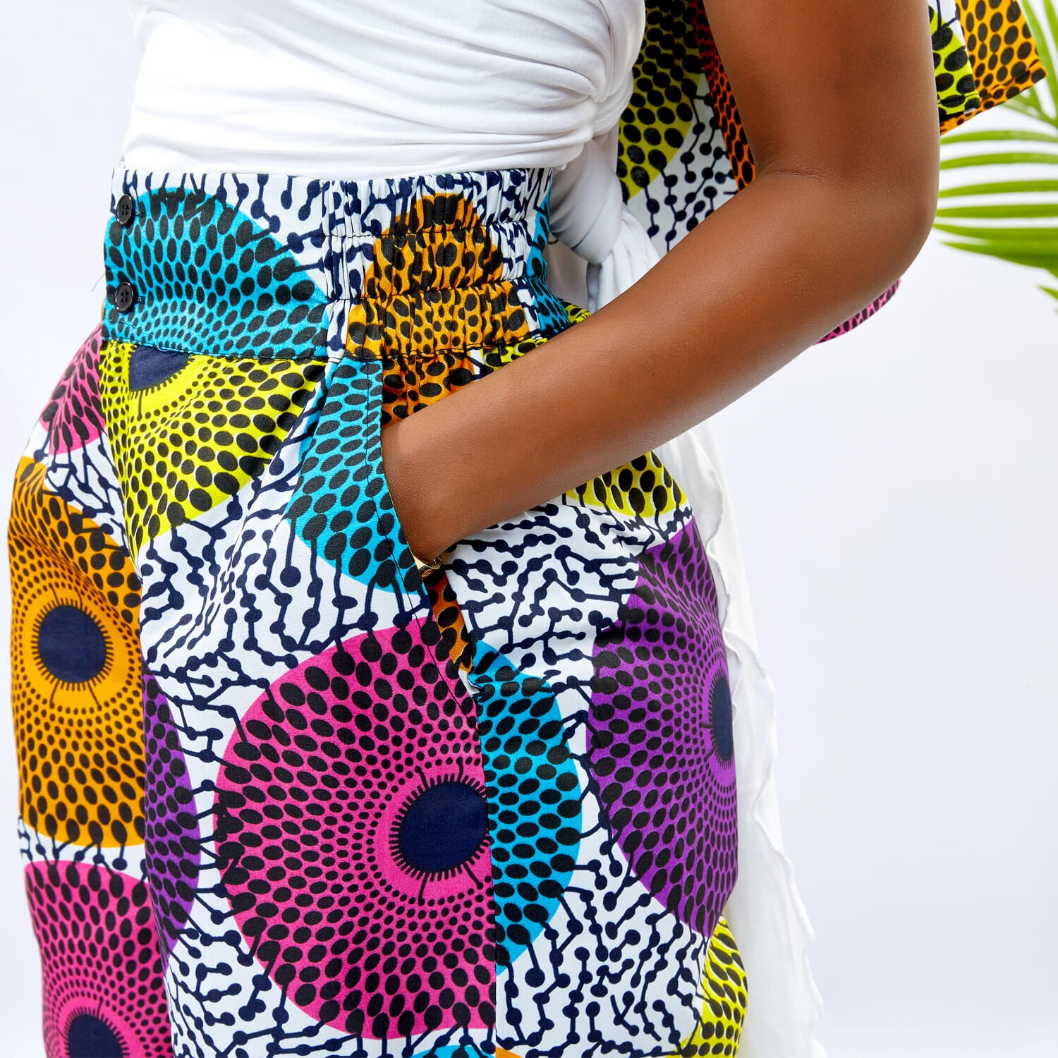 Pantalon africain à jambes larges pour femmes, pantalon imprimé Ankara, Bazin, taille haute, 2022