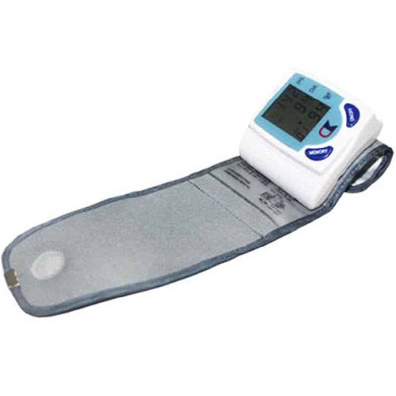 Tragbare automatische Blutdruckmessgerät blutdruck Monitor Clever Automatische LCD Digitale Handgelenk BP puls Tester Herz schlagen Meter