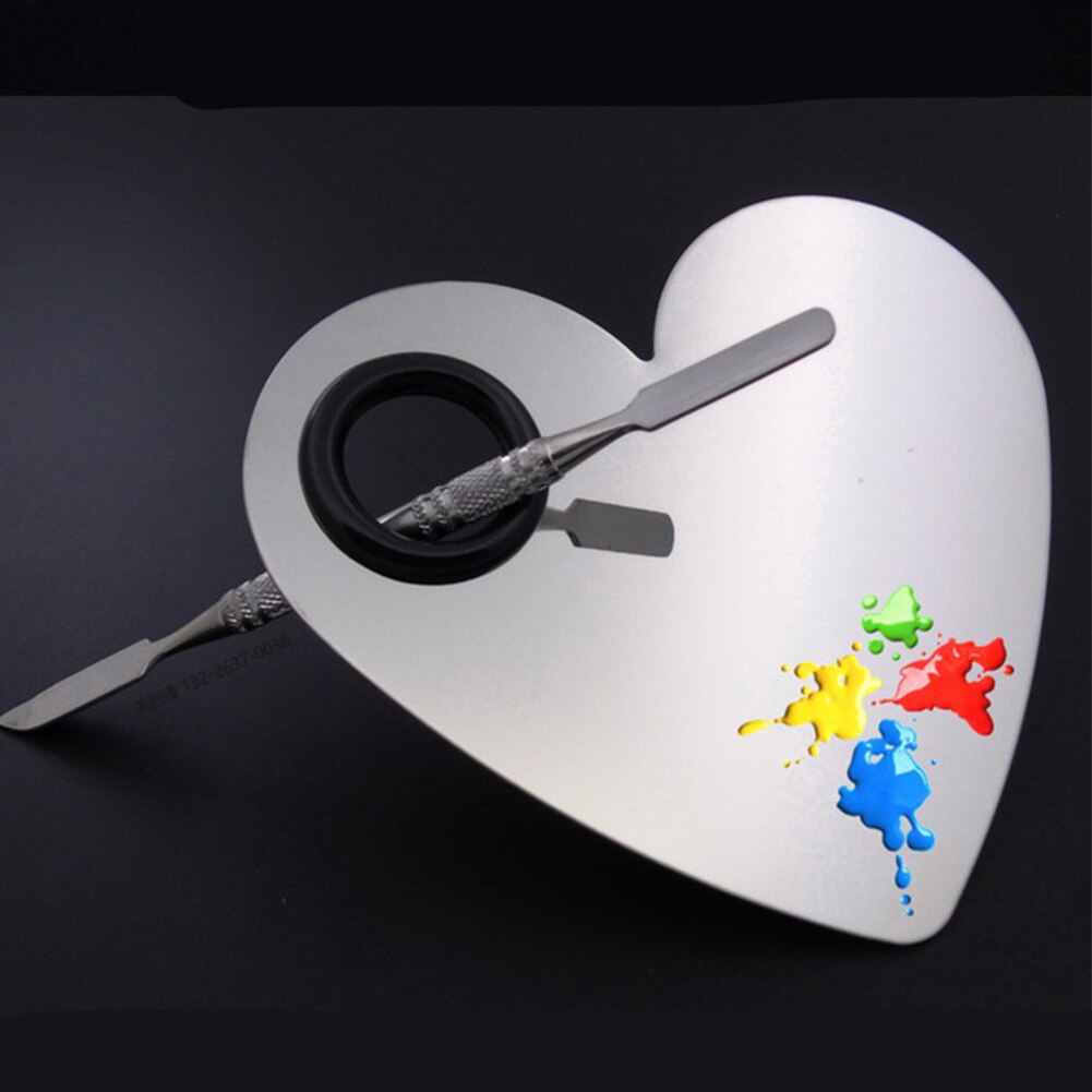 Painting Spatula Drawing Tools Mixing Oil Nail Art Makeup School Watercolor Palette Paint Stainless Steel Art Supplies Rod: 3