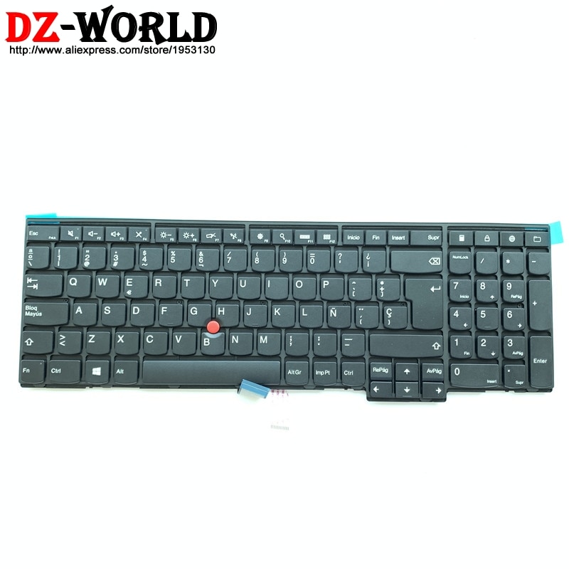 Nova Originais LAS ES Teclado Espanhol para Lenovo Thinkpad P50S T560 W540 T540P W541 T550 W550S L540 L560 Teclado 04Y2436 04Y2358