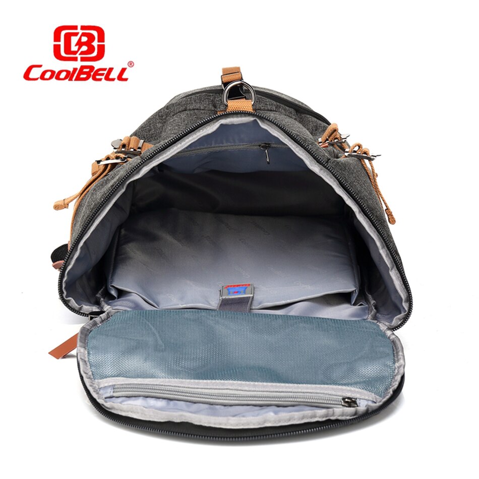 men's backpack round bucket outdoor travel backpack large capacity multi-function outdoor sports backpack