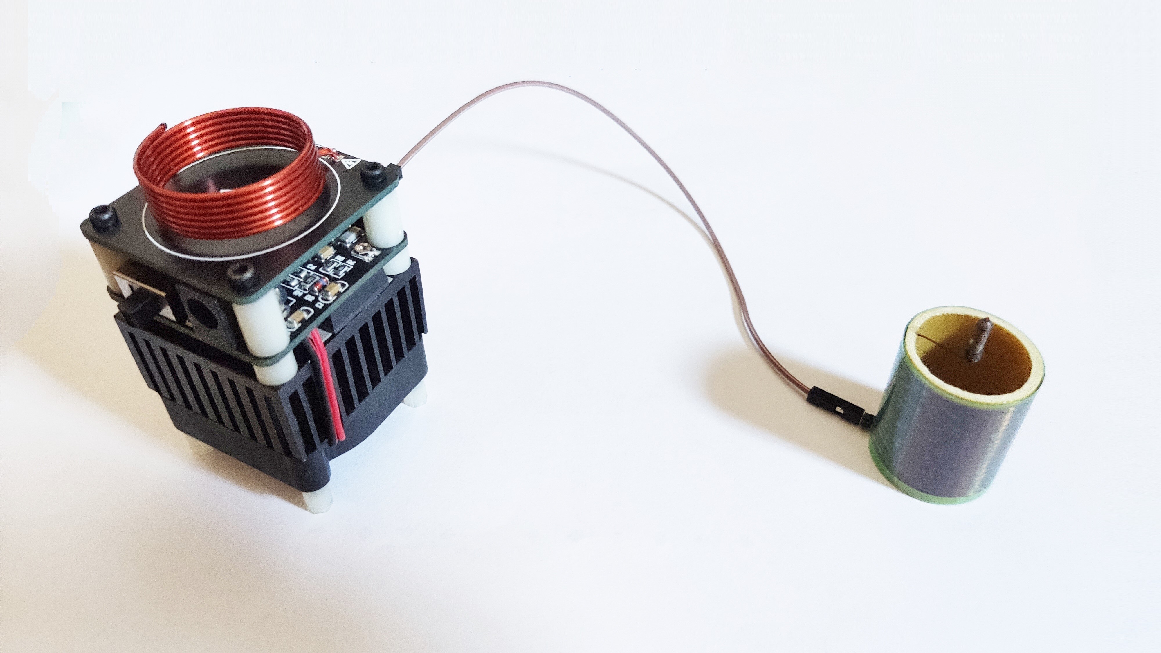 Kit Fai-da-te Bobina Di Tesla HFSSTC A Forma Di Candela - Alimentazione 36-40V 2A