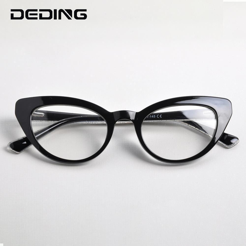 Cat eye  tr90 damesbrilmontuur met multicolor glazen op sterkte, monturen met veerscharnier, damesbril met heldere glazen  dd1602