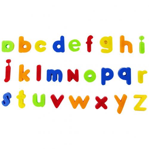 Pädagogisches Spielzeug Für freundlicher Mehrfarbig Magnet Zahlen Klein Aktivierten knapp Alphabet Kühlschrank Magnet Lernen Bildung freundlicher: Kleinbuchstaben Buchstabe