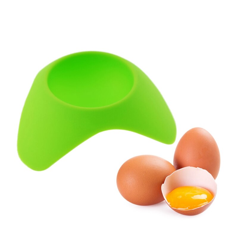 Eggeholder silikon eggekoppholder slitesterk eggeverktøy bærbart hjemmekjøkkenutstyr praktisk restaurantinnredning