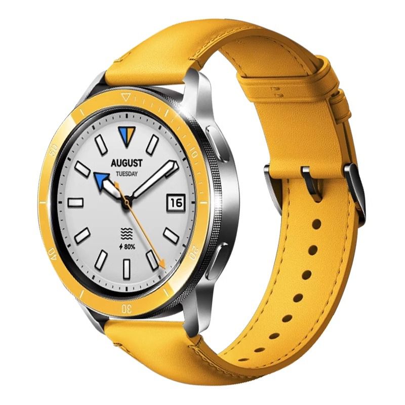 Lünettenarmband-einstellen für Xiaomi S4 S3 Uhr. Aktiviertes Zifferblatt (nicht Original kundenspezifisch). Uhren nicht Ich bin Lieferumfang enthalten: XXL / Gelb