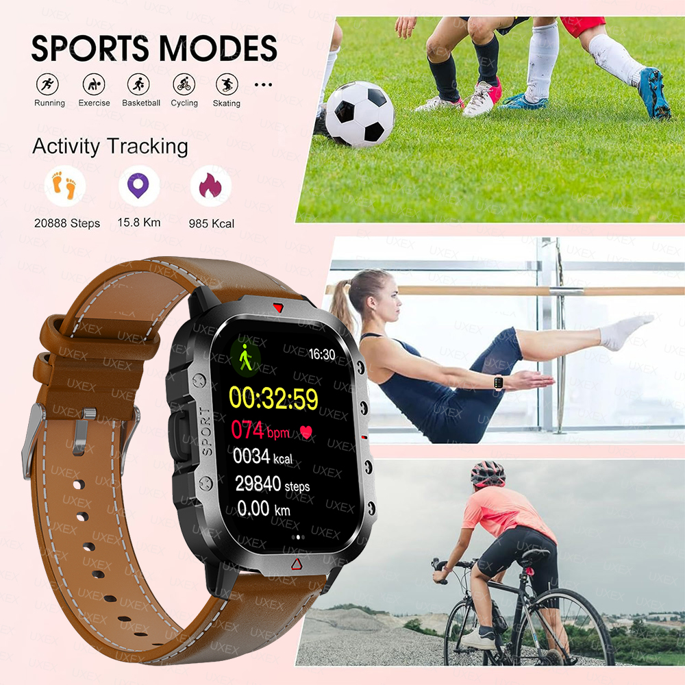 Nowy prezent niespodzianka latarka Smartwatch baron 2.01 "HD bezprzewodowy lokalizator zdrowia niestandardowe zdjęcie zegarki z trajektorią ruchu 2025