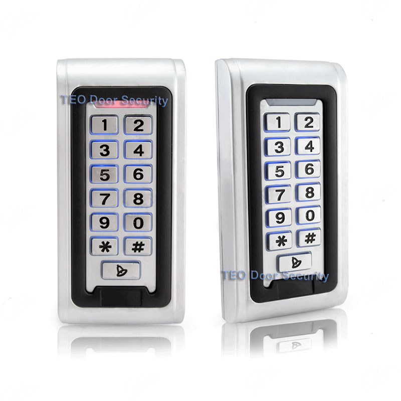 2000Users IP68 Waterproof LED Keypad Metal Access Control Wiegand 26 RIFD card reader Door Access 12V and 24V DC