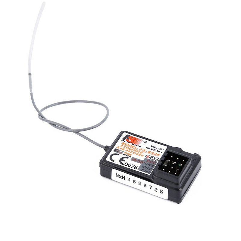 Flysky-transmisor de FS-GT2 con 3 canales, modelo de Radio, transmisor Digital para coche y barco a control remoto, 2,4G, 2 canales, receptor de FS-GT3E