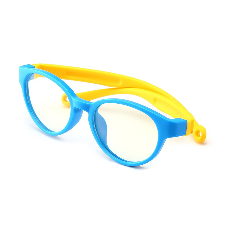 Anti blåt lys blokerende briller til børn børn dreng pige computer gaming briller blue ray briller: Blå