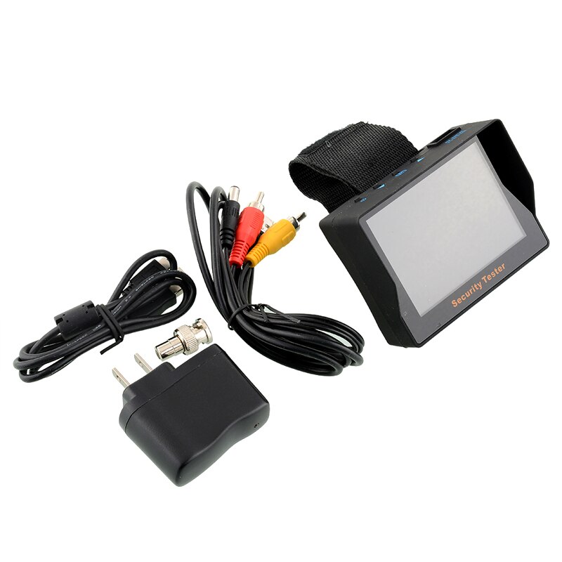 Kaycube ranneke kannettava 3.5 "tft lcd cctv turvallisuus videokamera testaaja testi monitori rakennettu -in 2200 mah litiumakku pal/ntsc