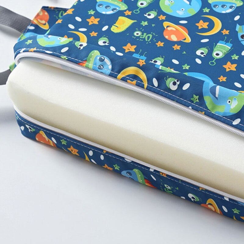 Draagbare Hoge Stoel Pad Booster Eetkamer Verstelbare Afneembare Spons Zitkussen Voor Peuter Kids Baby