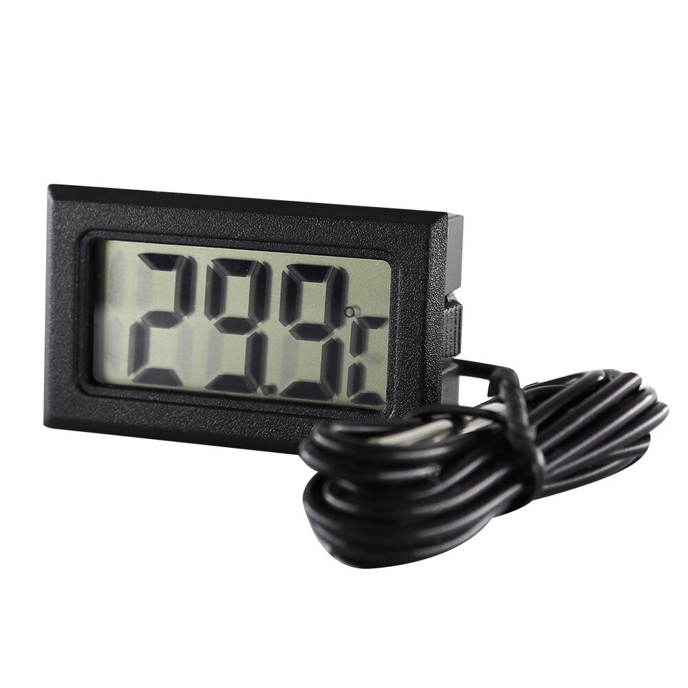 Mini Black Digital LCD Temperature Humidity Indoor Room Humidity Meter Thermometer Hygrometer Temperature Sensor Humidity: FY-10 Black