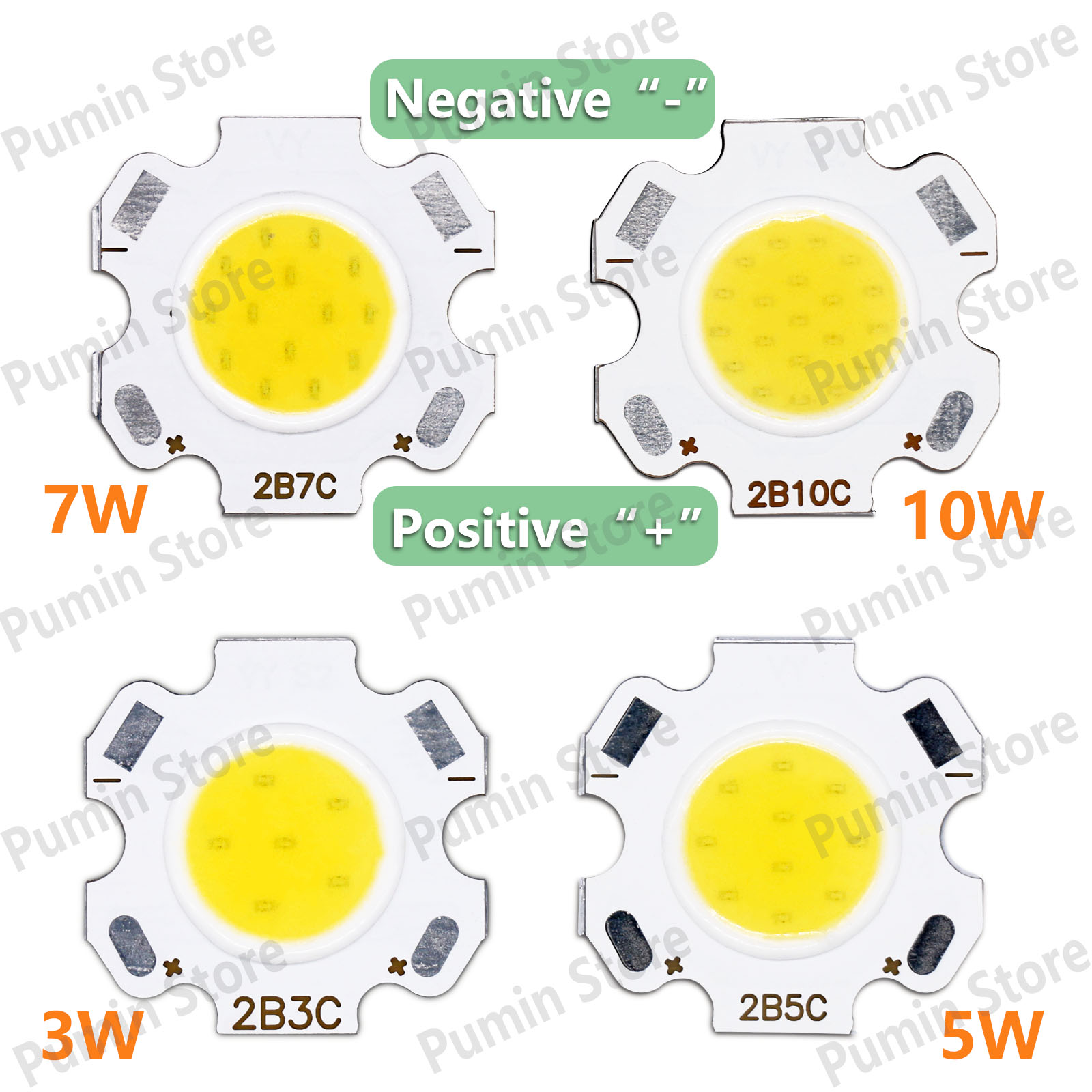 10/20/50pcs LED puce phare perle 3W/5W/7W/10W blanc neutre en forme d'étoile Tube lumière projecteur Source de lumière accessoires