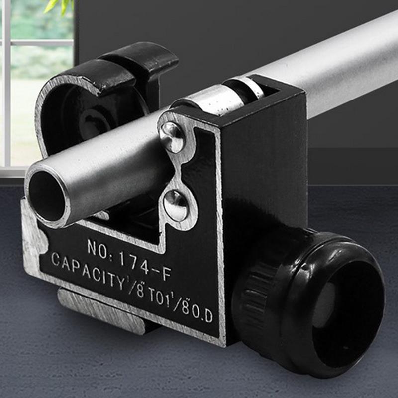 Outil D'Évasement Tube Cuivre Frein 3/16in 1/4in - Simple Et Double Flare Universel Avec Adaptateurs Pour Réparation Automobile