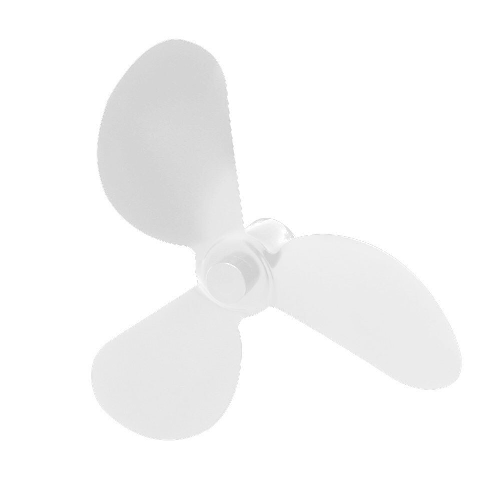 Aluminum Heat Powered Stove Fan 3 Blades for Fireplace Efficient Heat Distribution Log Burning Fireplace Parts Accessories: White