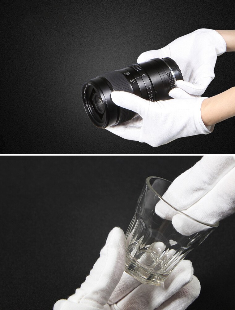 Fotografering bomullshandskar fotostudio fotografi rekvisita metallglas smycken fotografera för dammsäkra anti-fingeravtryck