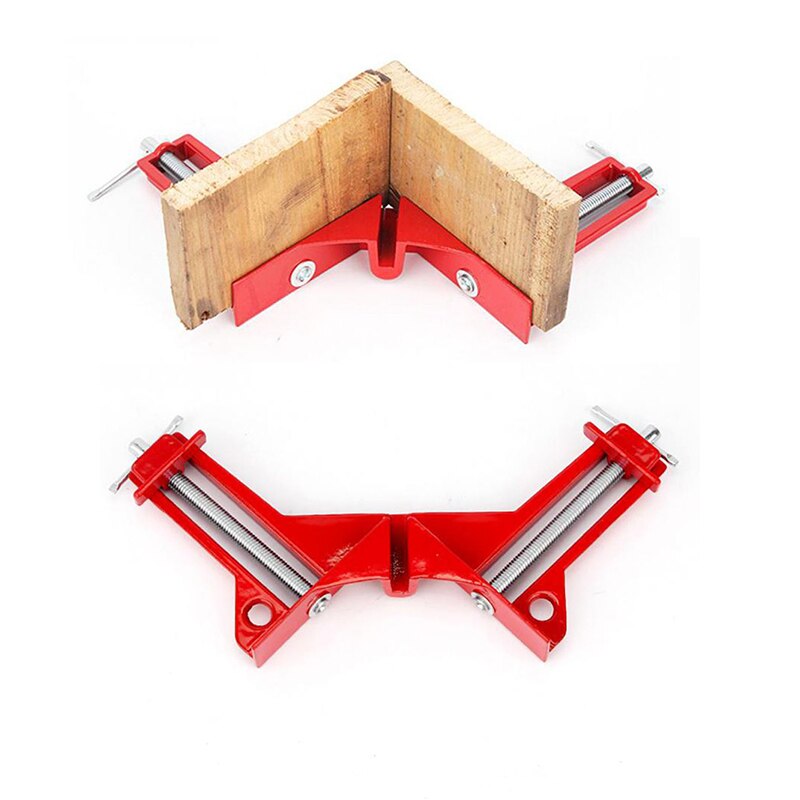 Rugged 90 Degree Right Angle Clamp DIY Corner Clamps Quick Fixed Fish Tank Glass Wood Picture Frame Woodwork Right Angle Tool