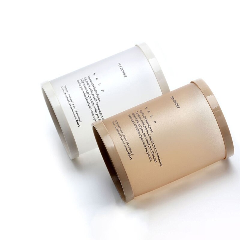 Exquisite Student Stationery Holder Cylinder Desk Pencils Holder Large Capacity Home/Office/School Supplies for Children