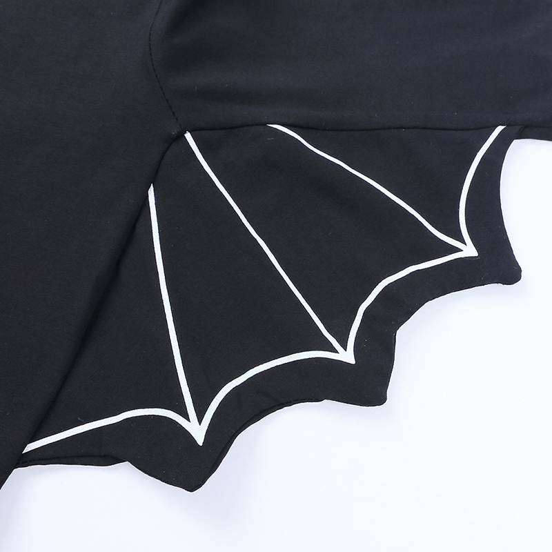 Newborn Kids Baby Boy Baby Girl Bat Wing Halloween Warm Infant Zipper Cotton Long Sleeve Romper Jumpsuit Hooded Clothes