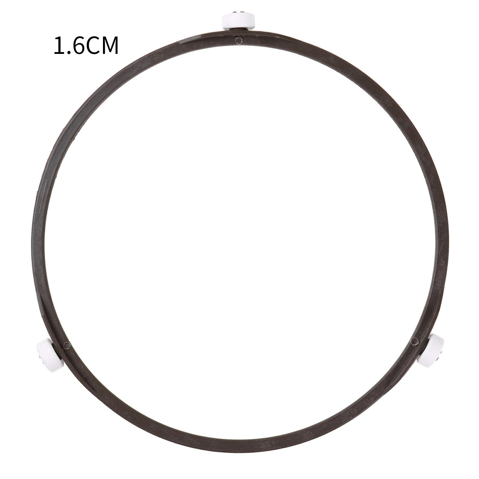 Kitchen Accessory Microwave Glass Turntable Plastic Support Wheel Circle Oven Plate Roller Stand Bracket Reusable Rotating Ring: Khaki Type A