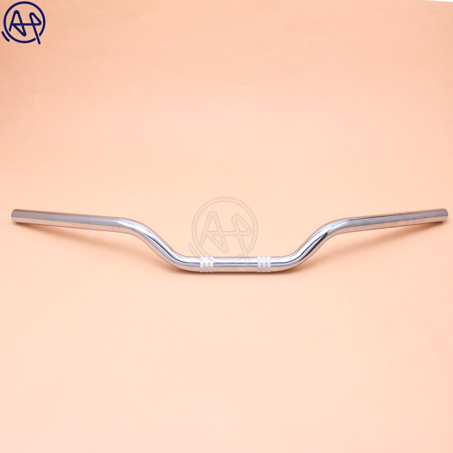 Motorcycle 1" 25mm Chrome/Black Tracker Handlebars Drag Bars For Harley Sportster XL 883 1200: Silver