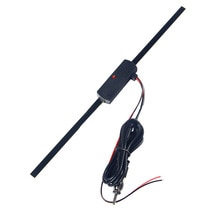 Auto verborgen versterkte antenne 12v elektronische stereo am/fm radio universeel